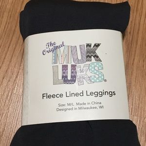 Muk Luk Fleece Lined Leggings